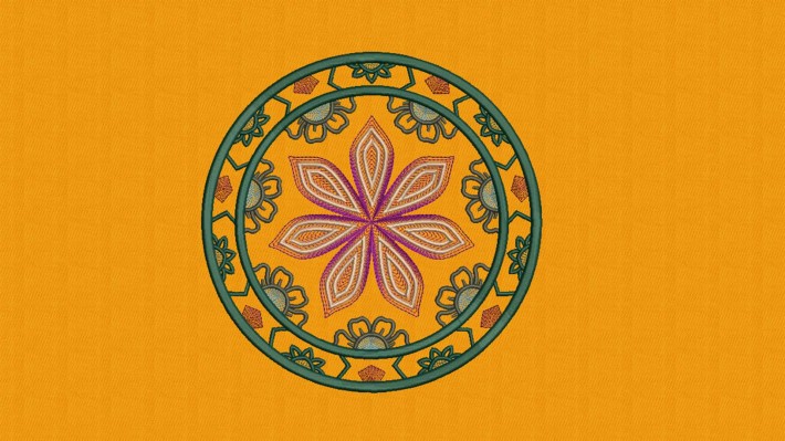 Mandala #003 Mandala Embroidery Design