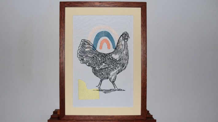HEN Hand Drawing Embroidery Designs