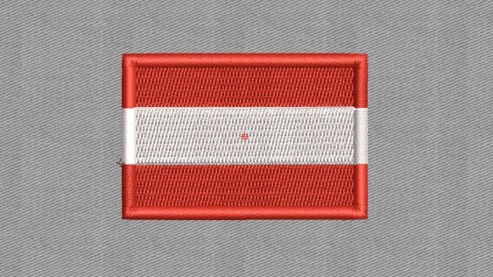 Austria Flag Embroidery Designs