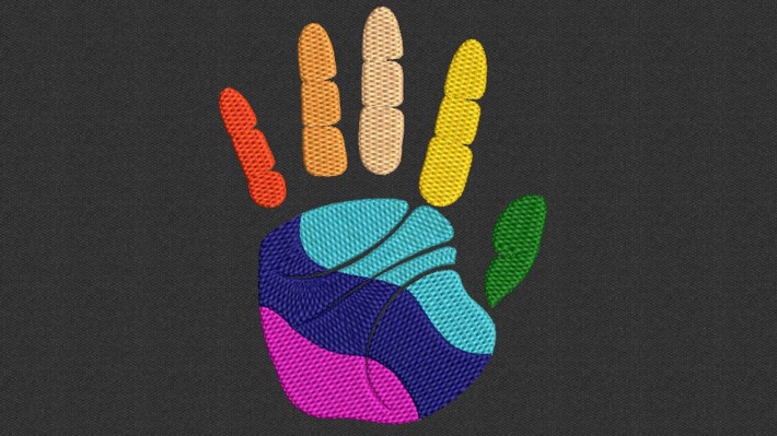 Hand Palm Embroidery