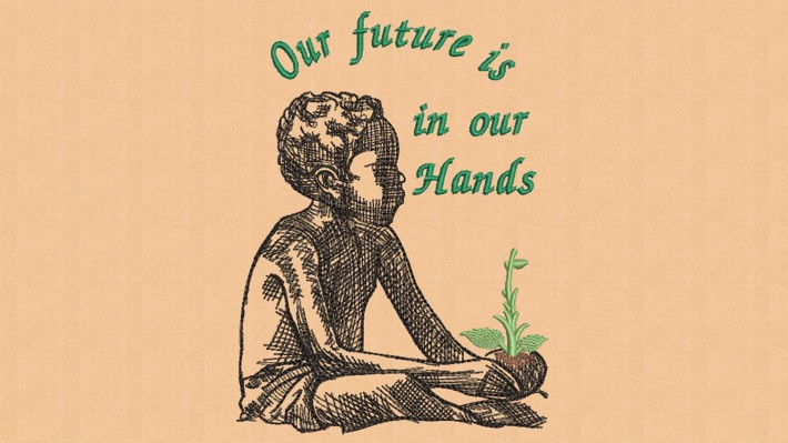 The Future Hand Drawing Embroidery Designs