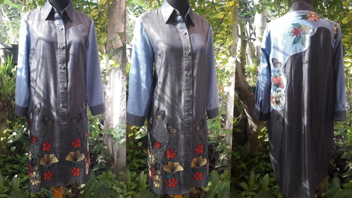 Vintage Floral Butterflies Set