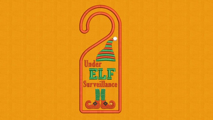 Door Hanger Under ELF Surveillance Applique