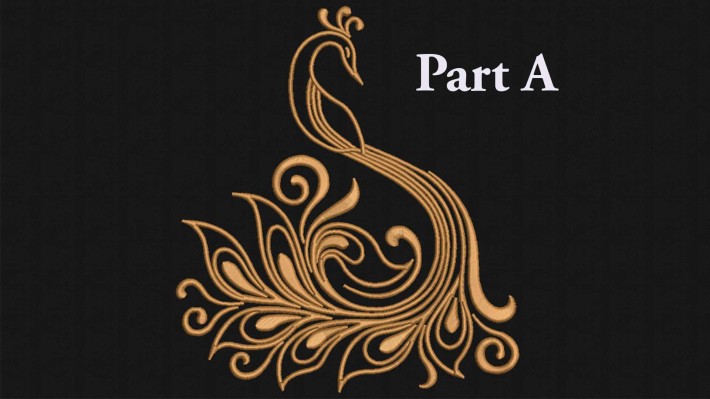 Peacock Ornament Set Embroidery Designs