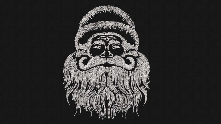 Hand Drawn Santa Face
