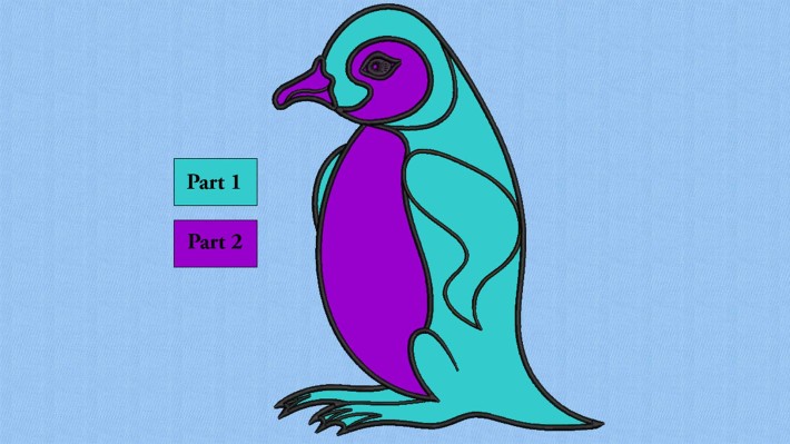 Penguin Applique Designs