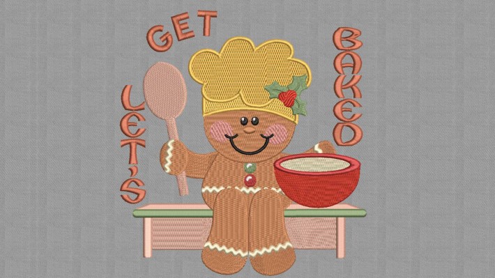 Let's Get Baked Apron Design