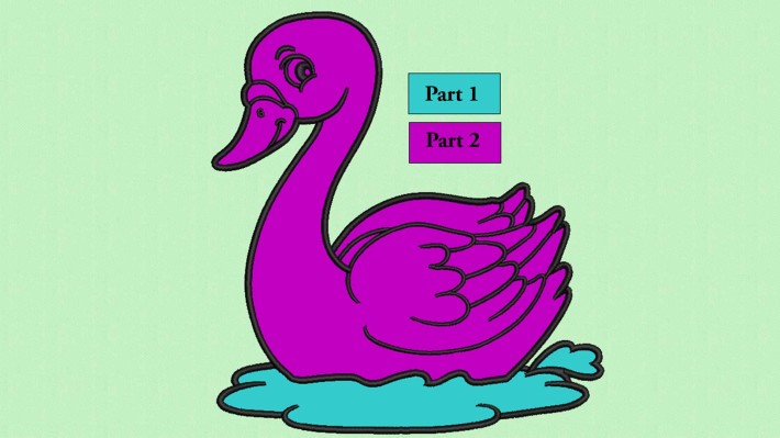 Swan Applique Designs