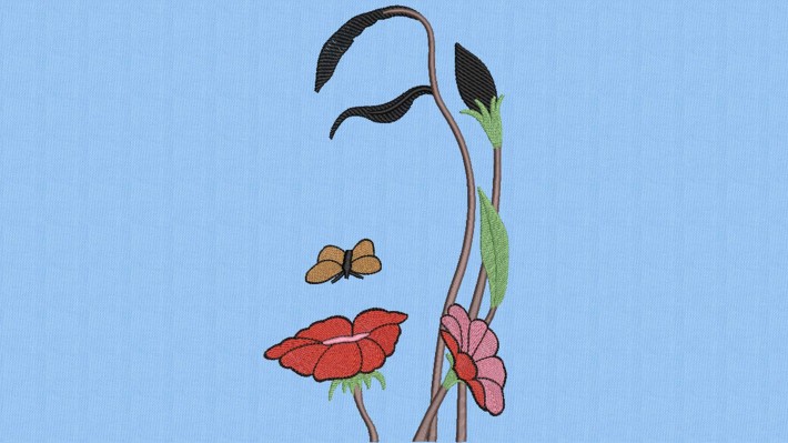 Floral Face Designs