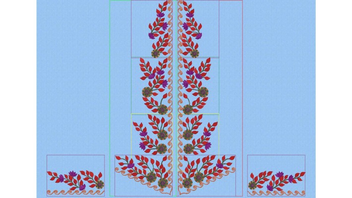 Kebaya Floral Embroidery
