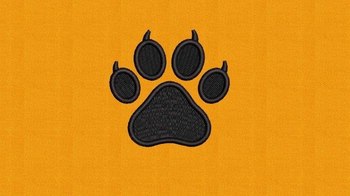 Black Panther Paw Print