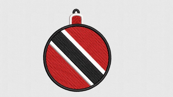 Christmas Ball Trinidad and Tobogo Flag