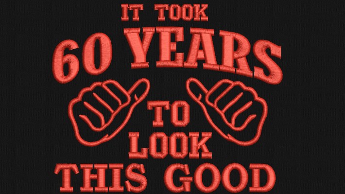 60 Years Embroidery Designs